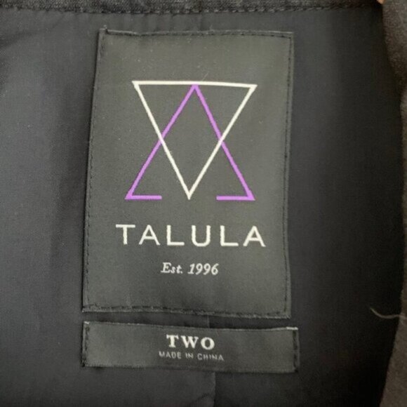 Aritzia Talula Exeter Boyfriend Blazer Wool Long Sleeve Button Front Grey size 2 - Picture 9 of 12